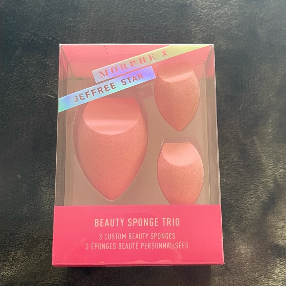 Morphe by Jeffree Star Beauty Sponge Trio plus extra Jeffree Star Gift.